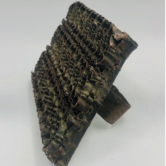 Copper Tjap Cap Chop Stamp Block Artisan Batik Ornate Rare Antique Collectible - Picture 15 of 15